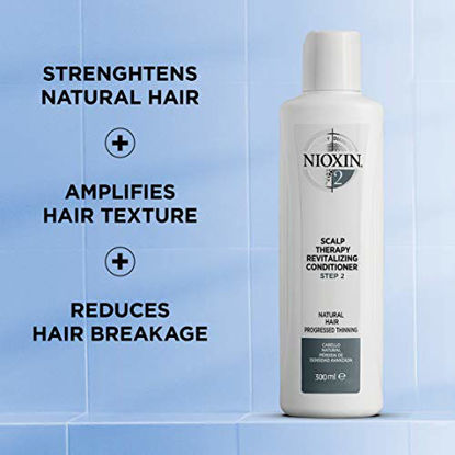 Picture of Nioxin System 2 Scalp Therapy Conditioner for Natural Hair with Progressed Thinning, 16.9 oz