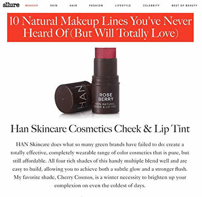 Picture of HAN Skincare Cosmetics All Natural Cheek and Lip Tint, Cherry Cosmos