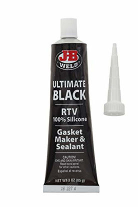 Picture of J-B Weld 32329 Ultimate Black RTV Silicone Gasket Maker and Sealant - 3 oz. - Black