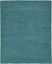 Picture of Unique Loom Solo Solid Shag Collection Modern Plush Deep Aqua Blue Area Rug (8' 0 x 10' 0)