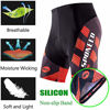 Picture of Bicycle Shorts Men Padded Biker Underwear Bottoms Riding Tights Cycling Pants Asian XXL US XL Red