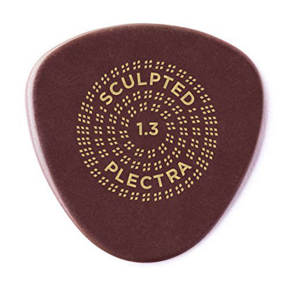 Picture of Dunlop Primetone Semi-Round 1.3mm Sculpted Plectra (Smooth) - 12 Pack