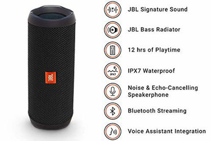 Picture of JBL FLIP 4 - Waterproof Portable Bluetooth Speaker - Black