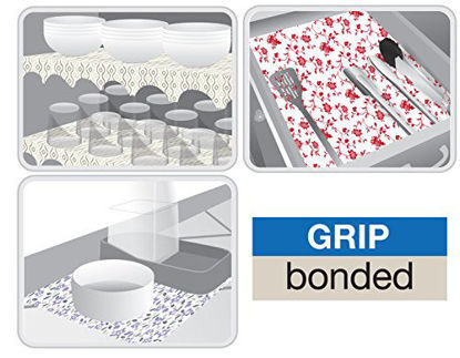 Picture of Smart Design Shelf Liner Bonded Grip - (18 Inch x 5 Feet) - Drawer Cabinet Smooth Top Non Adhesive - Home & Kitchen [Ocean Origami]