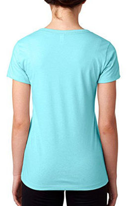 Picture of Next Level Womens Ideal V-Neck Tee (N1540) Turquoise xs