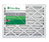 Picture of FilterBuy 11.5x21x2 MERV 8 Pleated AC Furnace Air Filter, (Pack of 6 Filters), 11.5x21x2 - Silver