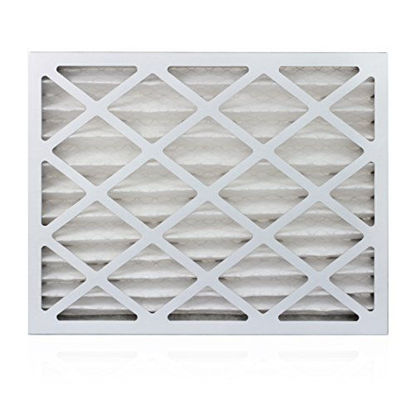 Picture of FilterBuy 18x22x2 MERV 8 Pleated AC Furnace Air Filter, (Pack of 6 Filters), 18x22x2 - Silver