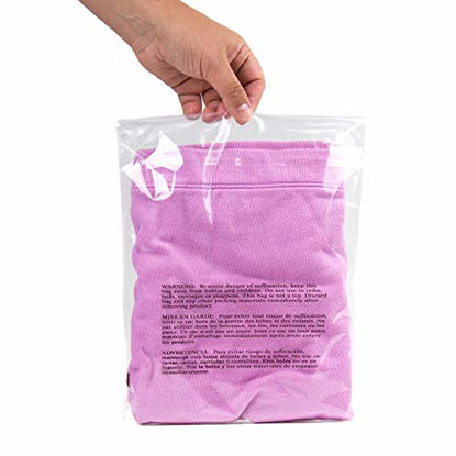 9x12 Extra Strong Seal Retail Supply Co Clear Poly Bags with Suffocation Warning Multiple Size Options Available 