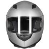 Picture of ILM Full Face Motorcycle Street Bike Helmet with Removable Winter Neck Scarf + 2 Visors DOT (XL, Silver)