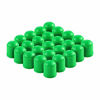 Picture of Valve-Loc Tire Valve Caps (25-Pack) Green, Universal Stem Covers for Cars, SUVs, Bike and Bicycle, Trucks, Motorcycles | Heavy-Duty, Airtight Seal | Screw-On, Easy-Grip Use (Green)