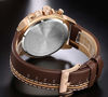Picture of NAVIFORCE Mens Military Watches Sport Waterproof Quartz Leather Casual Date Luxury Wrist Watch Rose Gold