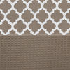 Picture of S&T INC. Absorbent, Reversible XL Microfiber Dish Drying Mat for Kitchen, 18 Inch x 24 Inch, Taupe Trellis