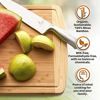 Picture of Greener Chef Small Cutting Board for Kitchen - 12 x 9 Inches - Perfect for Smaller Jobs - Bamboo Small Chopping Board - Wood Cutting Boards