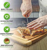 Picture of Greener Chef Small Cutting Board for Kitchen - 12 x 9 Inches - Perfect for Smaller Jobs - Bamboo Small Chopping Board - Wood Cutting Boards