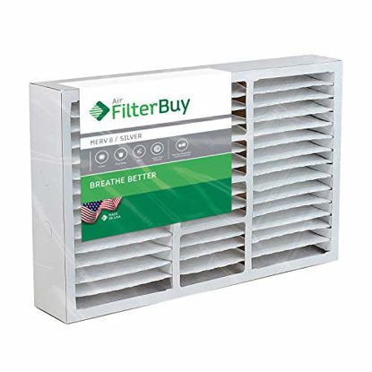 Picture of FilterBuy 16x26x5 Electro-Air Replacement AC Furnace Air Filters - AFB Silver MERV 8 - Pack of 2 Filters. Designed to replace F825-0548.
