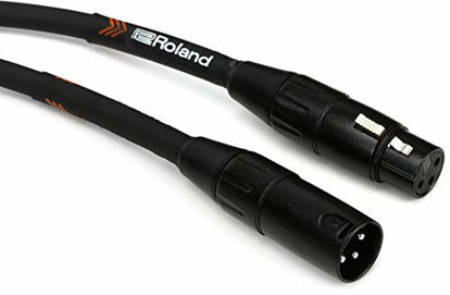 Picture of Roland Black Series Heavy-duty XLR Microphone Cable, 15-Feet