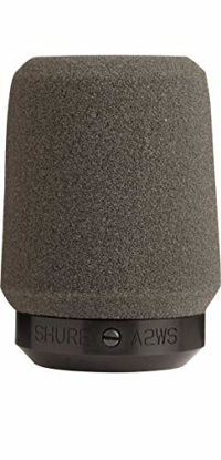 Picture of Shure A2WS-GRA Locking Foam Windscreen for 545 Series & SM57 (Gray)