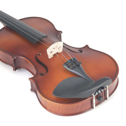 Picture of Mendini Solid Wood Violin with Hard Case, Bow, Rosin and Extra Strings (1/4, Antique)
