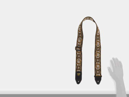 Picture of Ernie Ball Royal Orleans Gold Jacquard Guitar Strap (P04151)