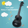 Picture of Soprano Ukulele for Beginners Kids Black ukulele 21 inch ukelele Birthday Chrismas gift kit with Bag Picks String