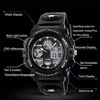 Picture of eYotto Kids Sports Watch Waterproof Boys Multi-Function Analog Digital Wristwatch LED Alarm Stopwatch Black