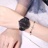 Picture of KIMOMT Women's Analog Casual Watch Wristwatch with Black Leather Strap
