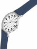 Picture of Plaris Nurse Watches for Medical Professionals,Nurses,Doctors,Students with Easy to Read Dial, Military Time, Second Hand and More Colors to Match Your Scrubs (Silver Navy Blue Silicone)