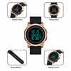 Picture of YUINK Men's Slim Runway Stainless Steel Digital Sports Watch, Multifunctional Chronograph Minimalist Waterproof Wrist Watch for Men (Rose Gold)