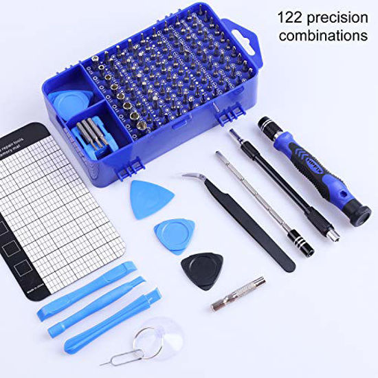 GetUSCart Computer Repair Tool Kit, HPFIX 122 in 1 Precision Screwdriver Set Professional