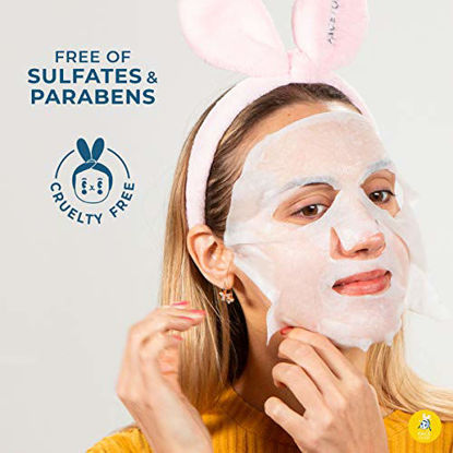Picture of FaceTory Oh My Goodness Rejuvenating Snail Facial Sheet Mask (Single Mask)- Hydrating, Brightening, and Plumping