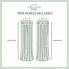 Picture of Exclusive Home Curtains Indoor/Outdoor Solid Cabana Grommet Top Curtain Panel Pair, 54x108, Sundress Yellow, 2 Piece