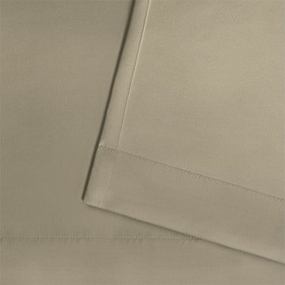 Picture of Exclusive Home Curtains Indoor/Outdoor Solid Cabana Grommet Top Curtain Panel Pair, 54x84, Taupe, 2 Piece,EH7999-05 2-84G