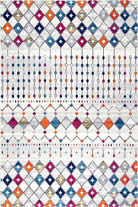Picture of nuLOOM Moroccan Blythe Area Rug, 4' x 6', Multi