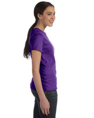 Picture of Hanes 4.5 oz Women's NANO-T Lightweight Premium T-Shirt - Purple - L