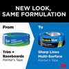 Picture of ScotchBlue Sharp Lines Multi-Surface Painter's Tape, 1.88 inches x 60 yards (720 yards total), 2093, 12 Rolls