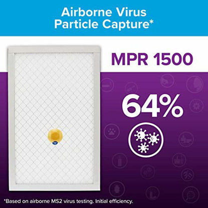 Picture of Filtrete 12x12x1, Smart Replenishable AC Furnace Air Filter, MPR 1500, Allergen, Bacteria & Virus, 2-Pack (exact dimensions 11.84 x 11.84 x 1)