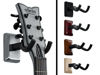 Picture of Gator Frameworks Wall Mounted Guitar Hanger with Maple Mounting Plate; Fits Both Acoustic and Electric Guitars (GFW-GTR-HNGRMPL)