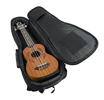 Picture of Gator Cases 4G Series Gig Bag For Soprano Style Ukuleles with Adjustable Backpack Straps (GB-4G-UKE-SOP)