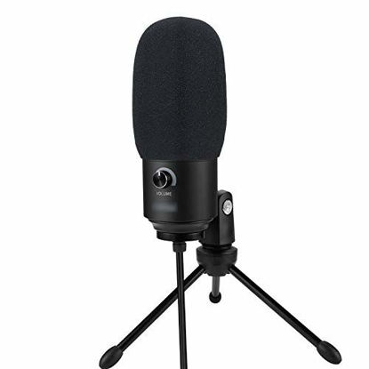 Picture of YOUSHARES Foam Mic Windscreen - Wind Cover Pop Filter Compatible with FIFINE USB Microphone (669B K669) for Recording and Streaming