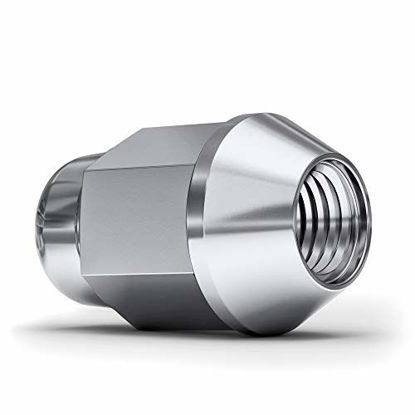 Picture of White Knight 1706S-20AM Chrome M12x1.25 Bulge Acorn Lug Nut, 20 Pack