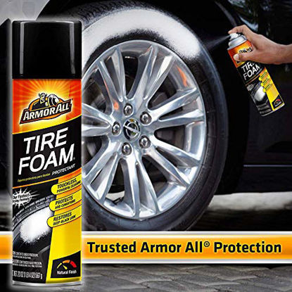 Picture of Armor All Car Tire Foam Spray Bottle, Protectant Cleaner for Cars, Truck, Motorcycle, 4 Oz, 9767