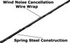 Picture of AntennaMastsRus - 7 Inch Black Short Antenna is Compatible with Ford F-150 (2009-2021) - Spiral Wind Noise Cancellation - Spring Steel Construction - Stainless Steel Threading
