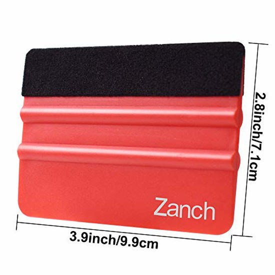 GetUSCart Zanch Red Felt Squeegee Tool Window Tint Vinyl Squeegee Car