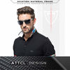 Picture of ATTCL Men's Retro Metal Frame Driving Polarized Sunglasses For Men 18587gray