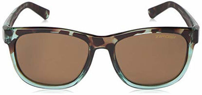Picture of Tifosi Optics Swank Sunglasses - Polarized (Blue Confetti/Brown Polarized Lenses)