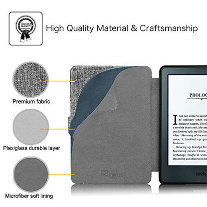 Picture of Fintie Slimshell Case for Kindle Paperwhite - Fits All Paperwhite Generations Prior to 2018 (Not Fit All-New Paperwhite 10th Gen), Denim Gray