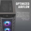 Picture of Cooler Master MasterBox MB320L ARGB Micro-ATX with Dual ARGB Fans, DarkMirror Front Panel, Mesh Front Intake Vents, Tempered Glass Side Panel & ARGB Lighting System