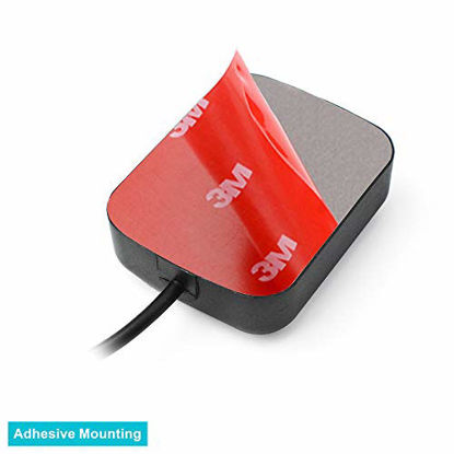 Picture of Bingfu Car Dash Cam GPS Antenna Vehicle Dash Camera GPS Antenna Waterproof Hidden Adhesive Mount 3.5mm Plug GPS Antenna for Car Dash Cam Dashboard Camera Safety Vedio DVR Recorder GPS Tracker Receiver