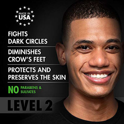 Picture of Tiege Hanley Mens Skin Care System Level 2 | Five Amazing Products Including Face Wash, Morning & Bedtime Moisturizer, Exfoliating Scrub & Eye Cream | Look and Feel Amazing Every Day, Its Simple