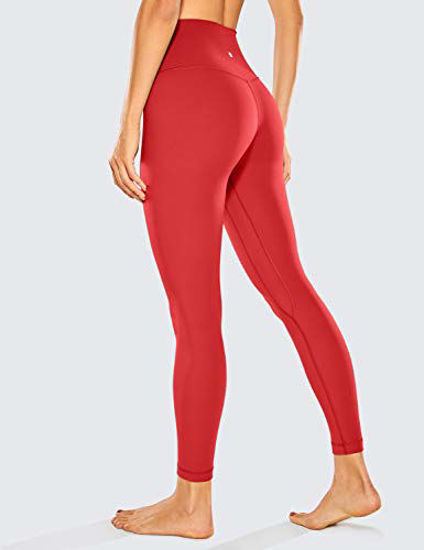 GetUSCart- CRZ YOGA Women's Naked Feeling I 7/8 High Waisted Yoga Pants  Workout Leggings - 25 Inches Crimson Medium